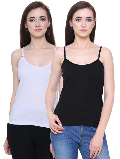 set of 2 detachable strapped camisole - 15506916 - Very Small Image - 1