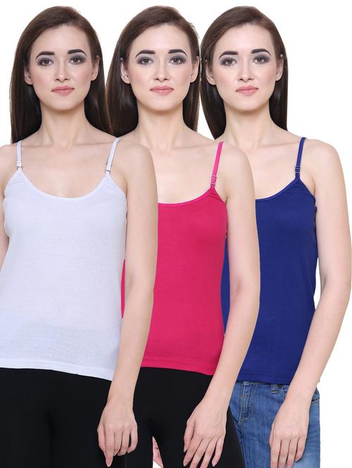 set of 3 detachable strapped camisole - 15507103 - Very Small Image - 1