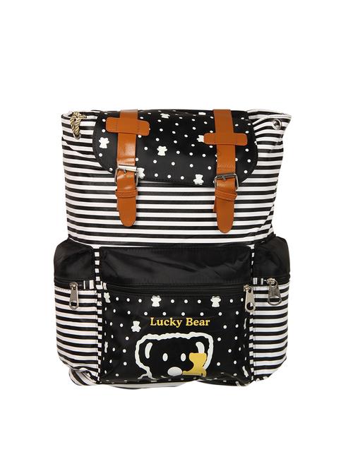 black leatherette (pu) regular backpack - 15512181 - Very Small Image - 1