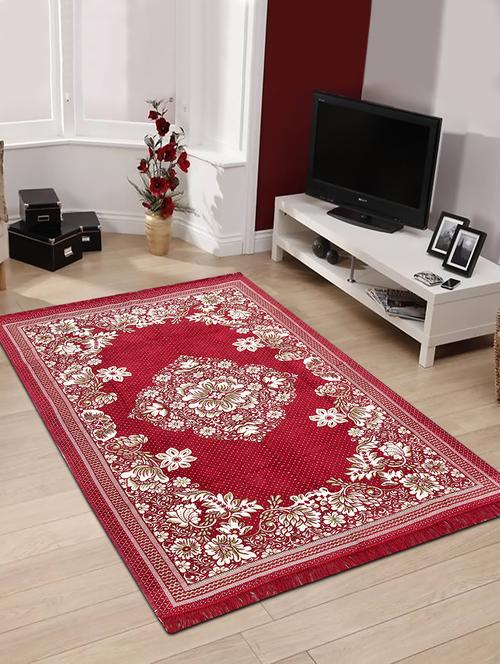 chenille floral carpet - 15513663 - Very Small Image - 1