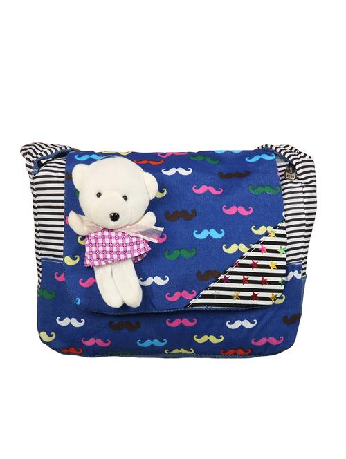 blue canvas sling bag - 15514762 - Very Small Image - 1
