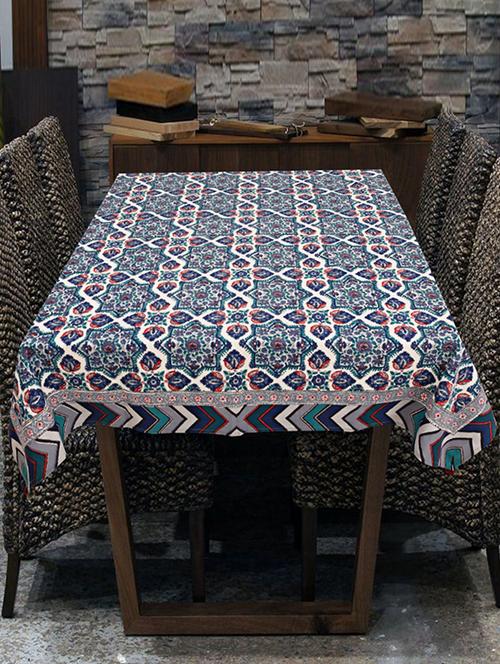 cotton screen printed table cover - 15514930 - Very Small Image - 1