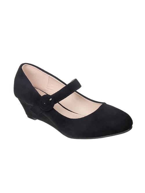 black closed back wedges - 15515061 - Very Small Image - 1