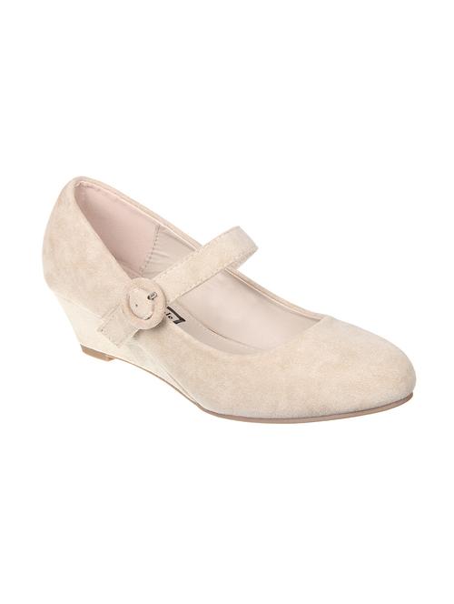 beige closed back wedges - 15515062 - Very Small Image - 1
