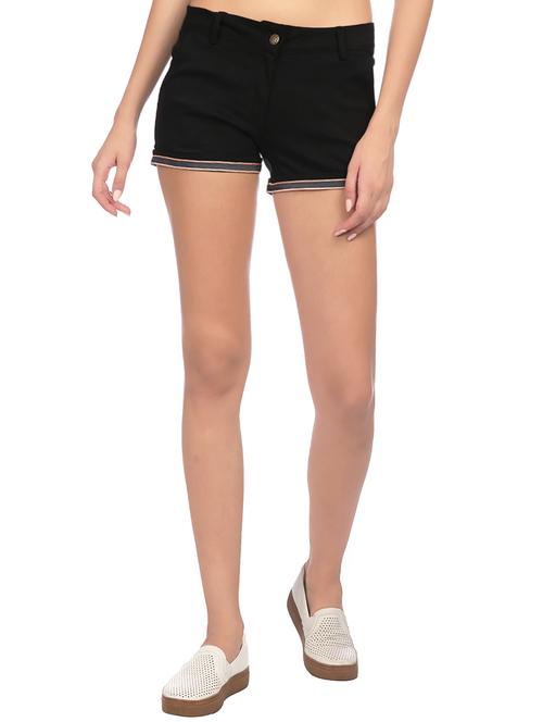 hem taping solid shorts - 15517447 - Very Small Image - 1