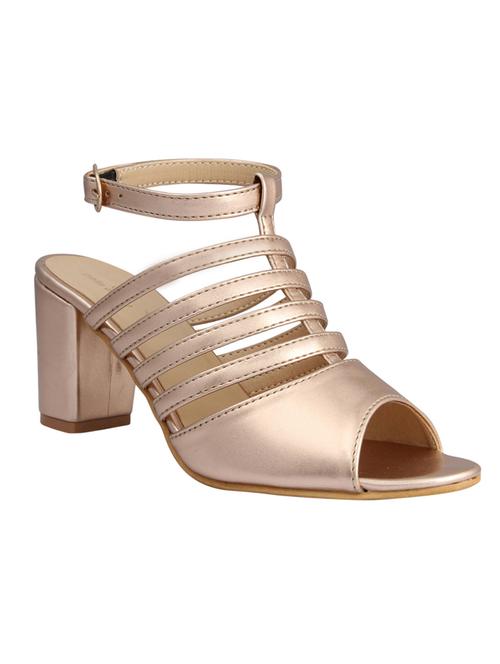 pink leatherette ankle strap sandals - 15518001 - Very Small Image - 1
