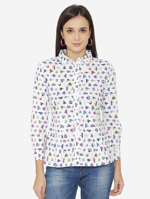 conversational print shirt - 15518050 - Very Small Image - 1