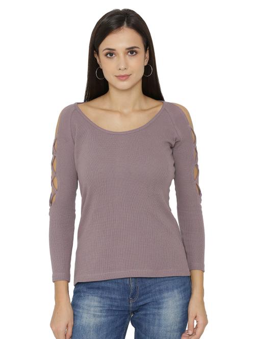 criss cross sleeve detailed top - 15518069 - Very Small Image - 1