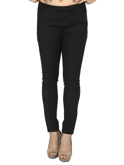 mid waist solid jegging - 15518254 - Very Small Image - 1