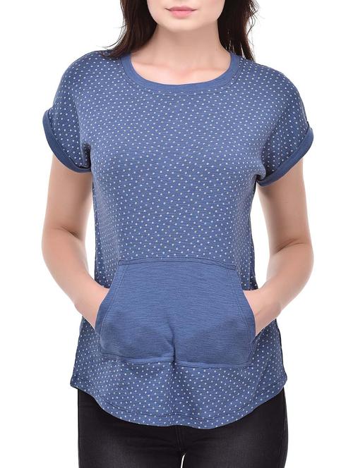 turn up sleeve pocket patch top - 15518384 - Very Small Image - 1