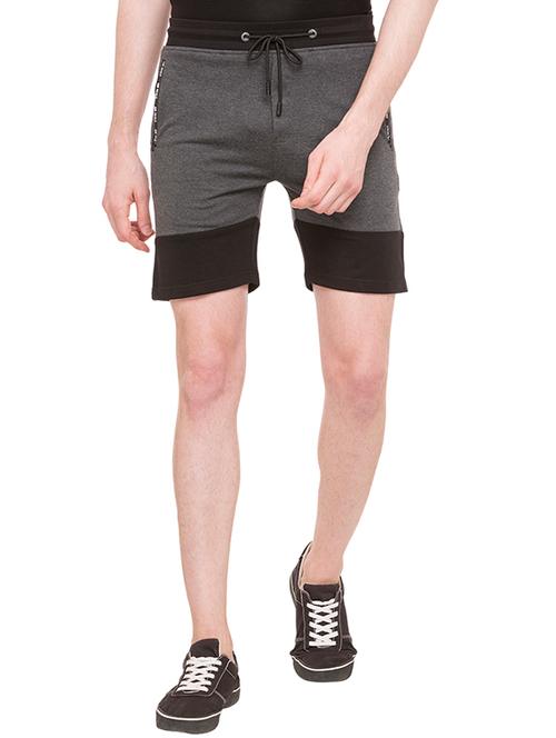 grey cotton shorts - 15518890 - Very Small Image - 1