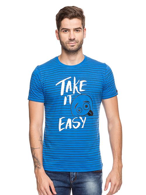blue cotton t-shirt - 15519019 - Very Small Image - 1