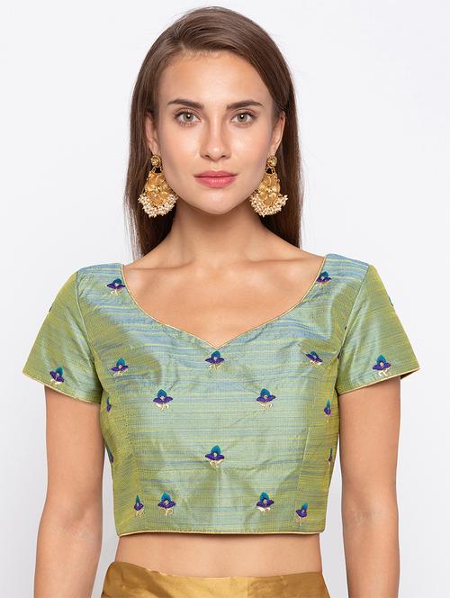 embroidered drawstring blouse - 15520237 - Very Small Image - 1