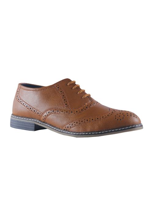 tan lace-up formal shoes - 15520360 - Very Small Image - 1