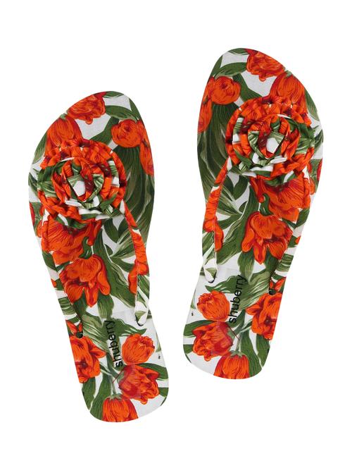 orange toe separator flip flops - 15521426 - Very Small Image - 1
