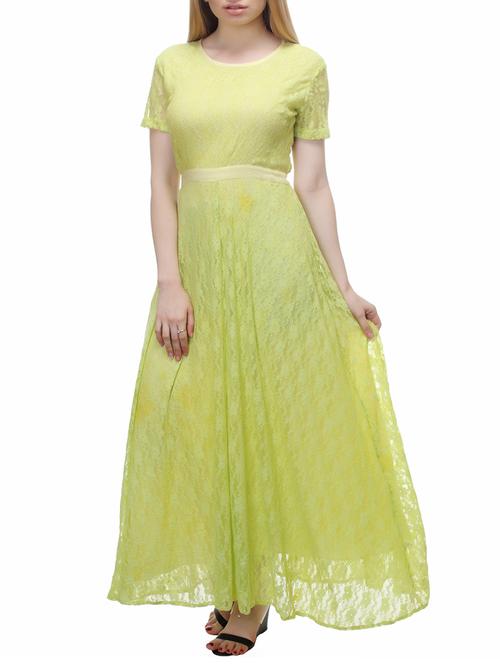 floral lace maxi dress - 15521605 - Very Small Image - 1