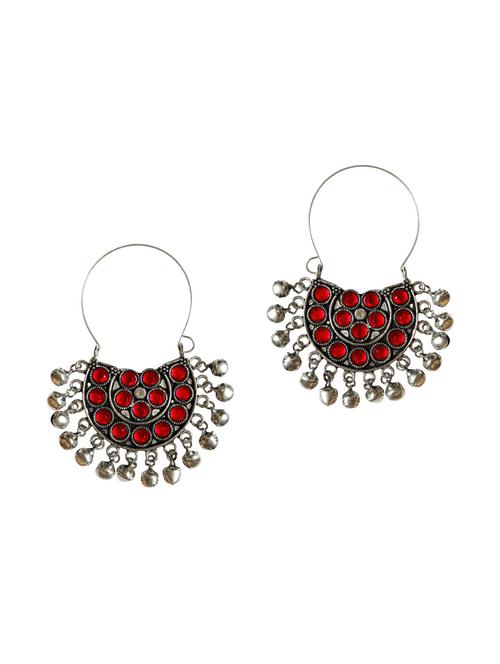 red hoop earring - 15522332 - Very Small Image - 1