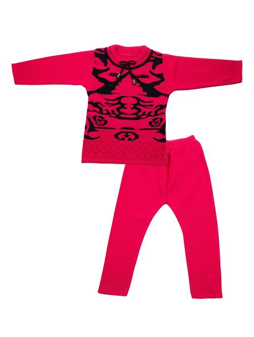pink wool twin set - 15523728 - Very Small Image - 1