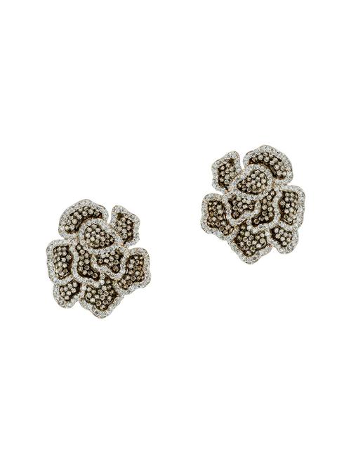 grey silver tone stone earrings - 15524138 - Very Small Image - 1