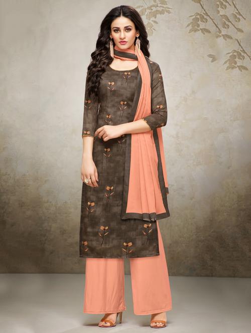floral printed palazzo suit set - 15524531 - Very Small Image - 1