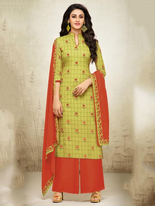 floral printed palazzo suit set - 15524533 - Very Small Image - 1