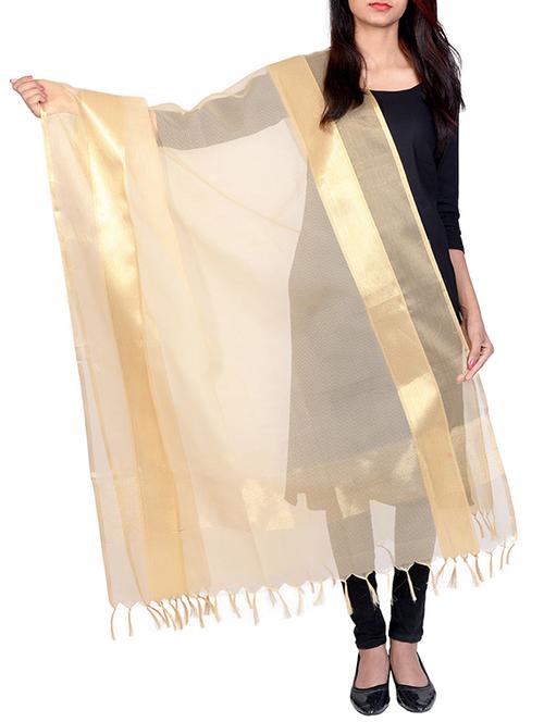 chanderi banarasi dupatta - 15525952 - Very Small Image - 1
