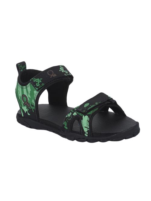 green leatherette back strap floaters - 15525996 - Very Small Image - 1
