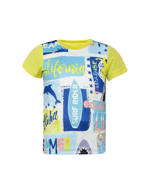round neck graphic print t-shirt - 15526194 - Very Small Image - 1