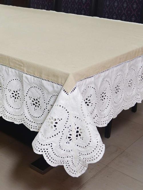 cotton lace border table cover - 15526635 - Very Small Image - 1