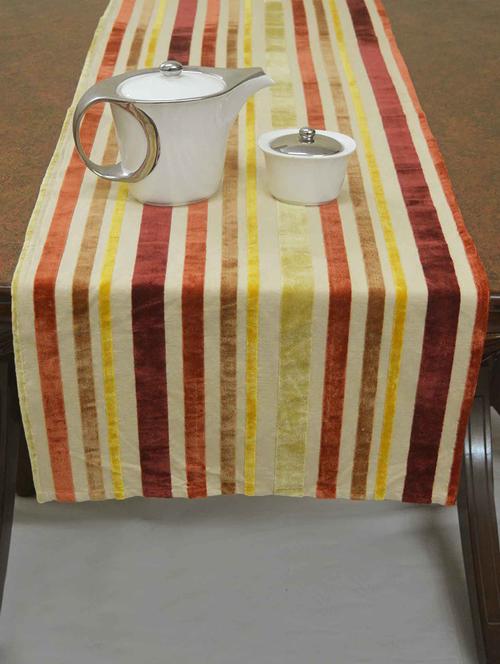 velvet stripe table runner - 15526636 - Very Small Image - 1