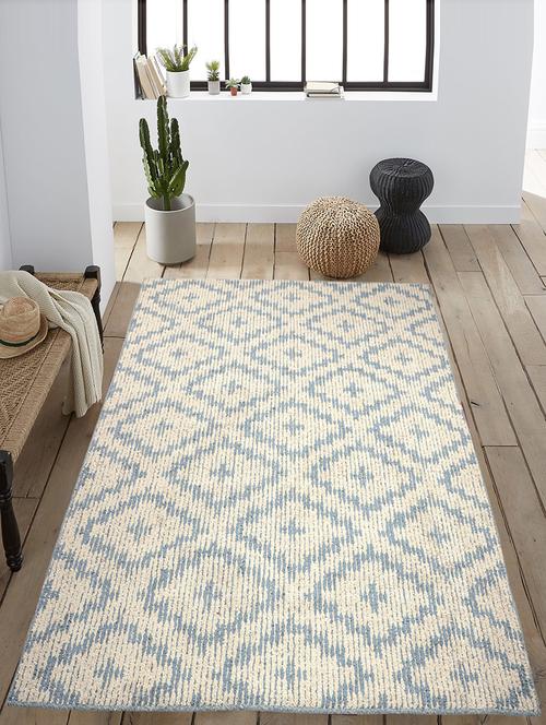 soft modern cotton floor carpet - 15526738 - Very Small Image - 1