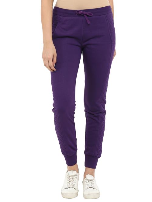 quilted side draw-string waist joggers - 15527096 - Very Small Image - 1
