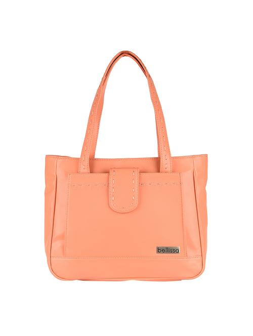 pink leatherette (pu) handbag - 15527131 - Very Small Image - 1