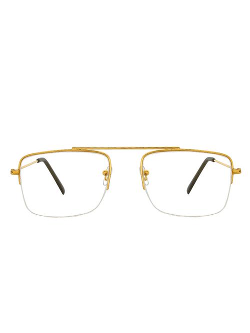 zyaden rectangular half rim eyewear frame - 15527344 - Very Small Image - 1