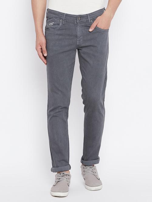 grey denim plain jeans - 15527494 - Very Small Image - 1