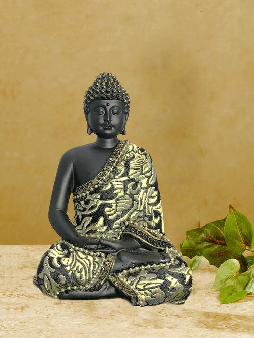 handcrafted meditating blessing idol of lord gautama buddha statue - 15527951 - Very Small Image - 1