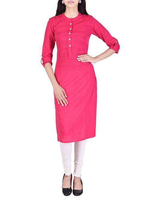 straight pintucks kurta - 15529380 - Very Small Image - 1
