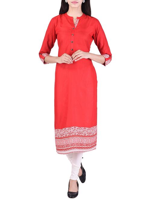 straight printed kurta - 15529412 - Very Small Image - 1
