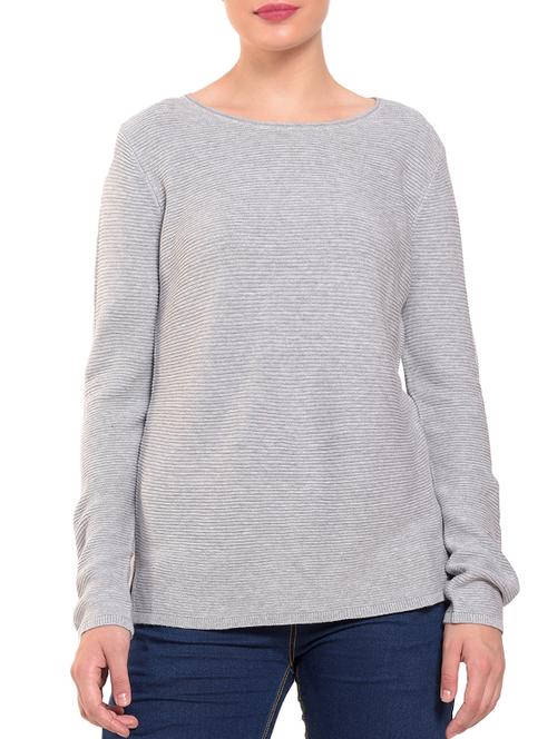 side slit ribbed pullover - 15529588 - Very Small Image - 1