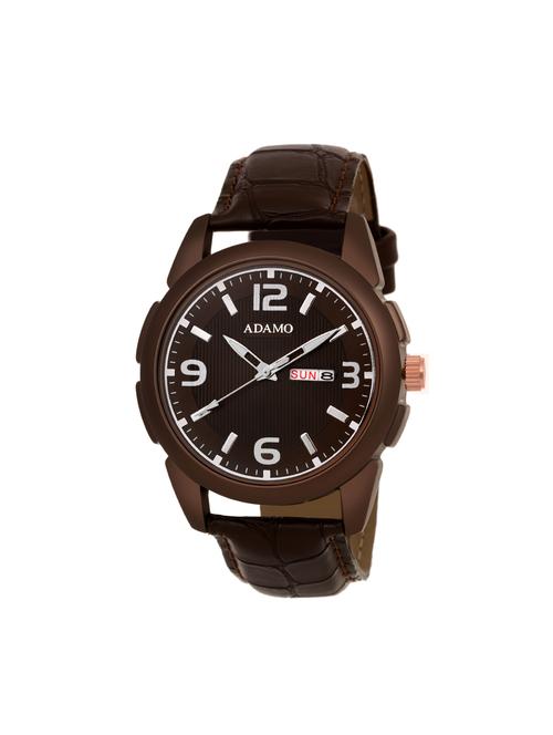 adamo round dial analog watch a333br04 - 15530593 - Very Small Image - 1