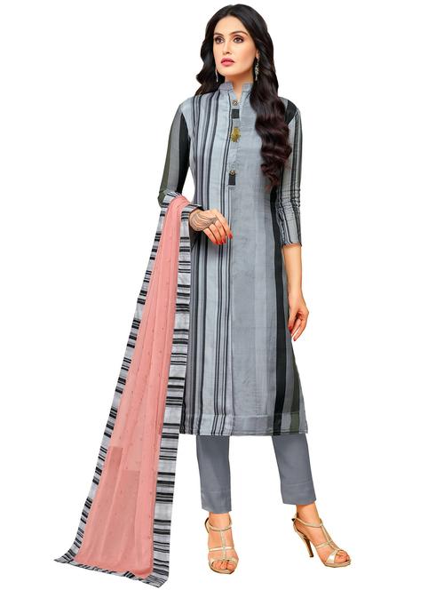 stripes unstitched pant suit - 15534028 - Very Small Image - 1