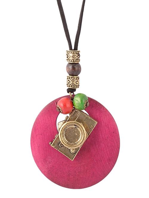 multi colored long necklace - 15534180 - Very Small Image - 1