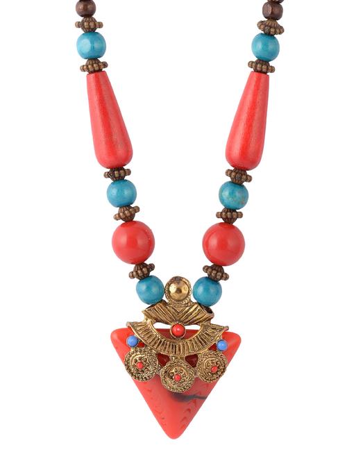 multi colored long necklace - 15534196 - Very Small Image - 1