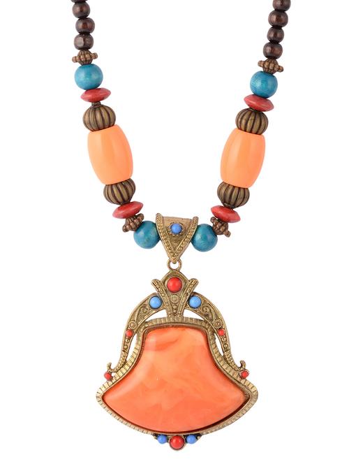multi colored long necklace - 15534215 - Very Small Image - 1