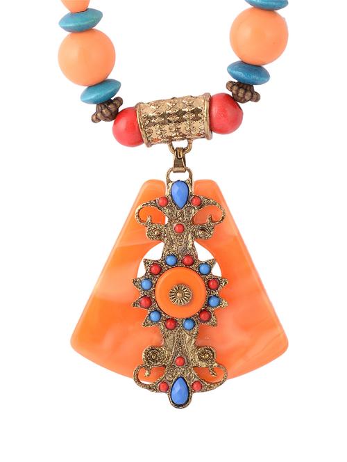 multi colored long necklace - 15534220 - Very Small Image - 1