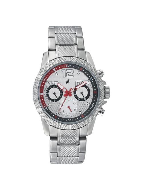 fastrack round dial chronograph watch-(3169sm01) - 15534281 - Very Small Image - 1