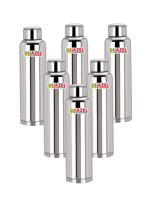 stainless steel set of 6 water bottle-900 ml - 15534768 - Very Small Image - 1