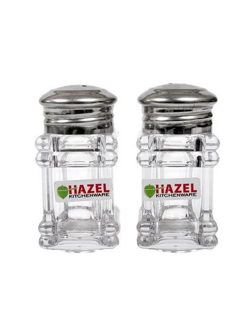 hazel salt pepper container- square,stainless steel,silver - 15536207 - Very Small Image - 1