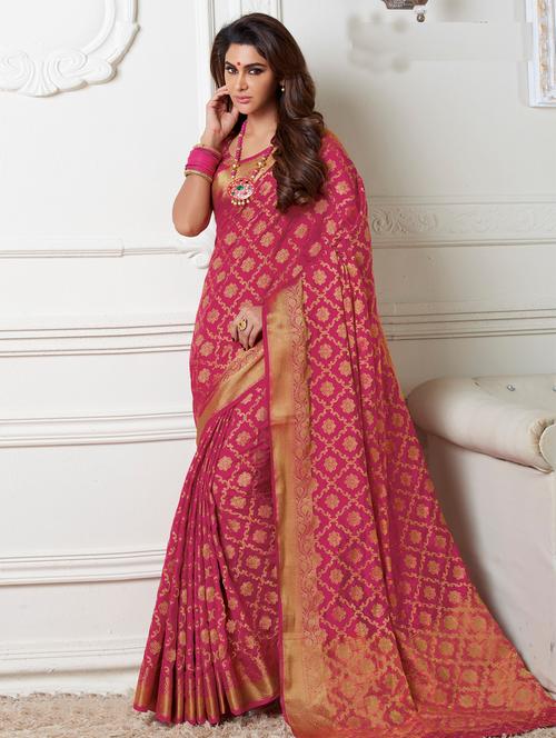 zari motifs woven saree - 15537268 - Very Small Image - 1