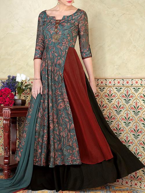 color block layered suit set - 15537506 - Very Small Image - 1